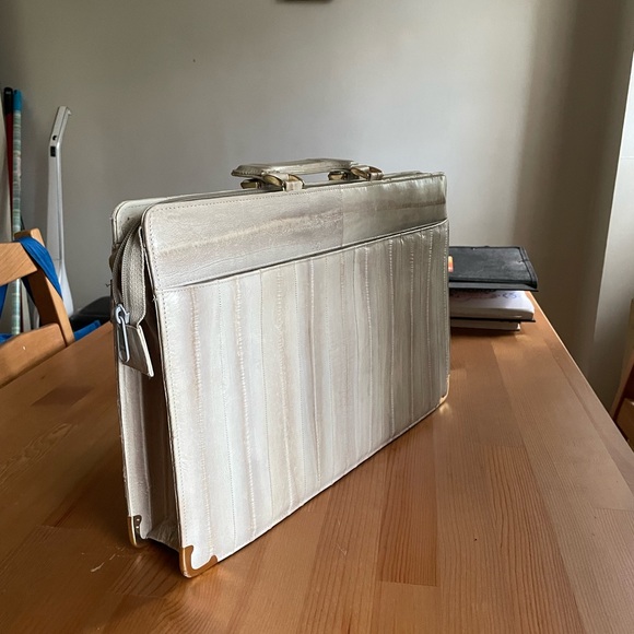 VINTAGE genuine eel skin leather purse - Picture 6 of 6